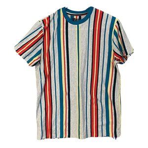 San Francisco workshirt men’s medium striped T Shirt Short Sleeve